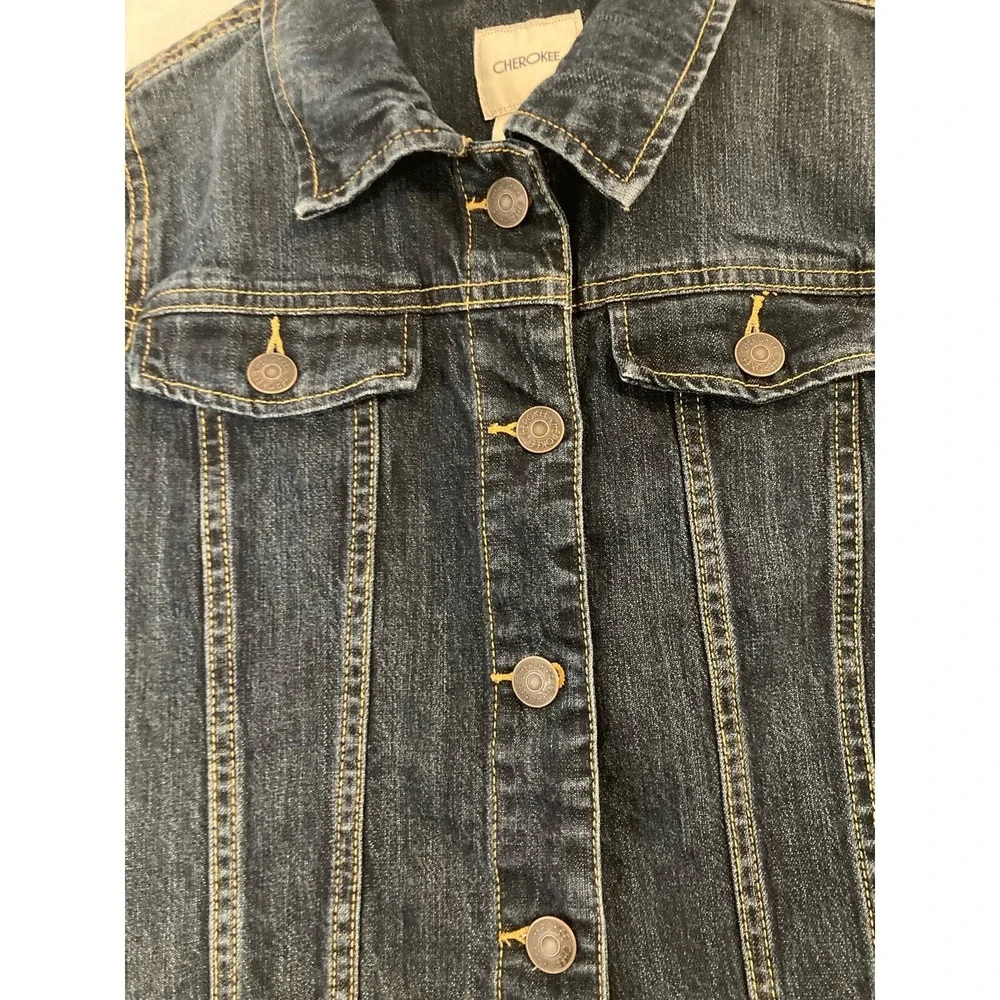 Cherokee Girl's Jean‎ Jacket Blue Denim XL
